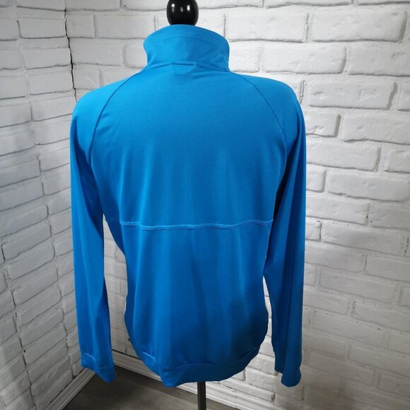 Adidas Ladies Size Large Climalite Turquoise Full Zip Athletic Jacket - Picture 2 of 11